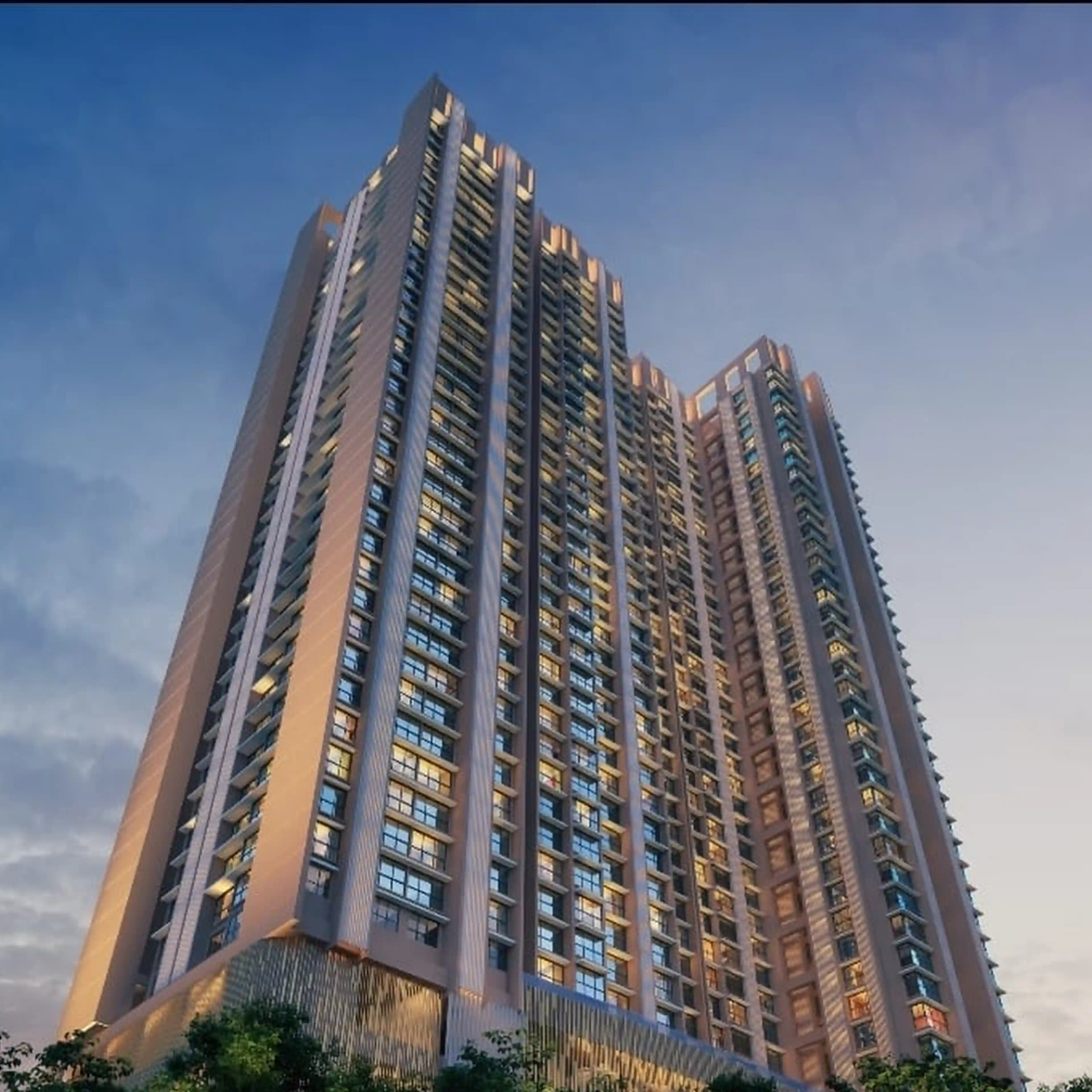 Agarwal Oak luxury residential tower elevation at Goregaon East Mumbai