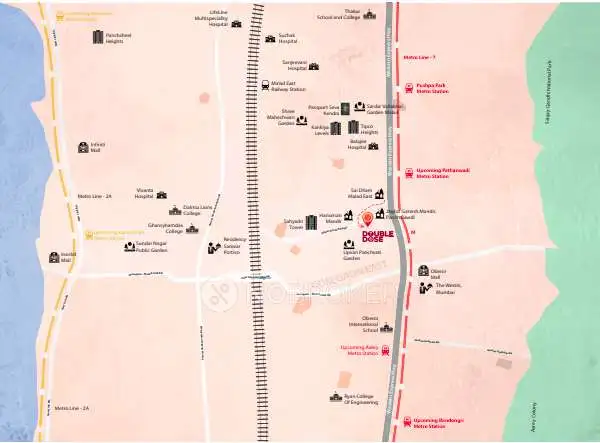 Agarwal Oak location map image